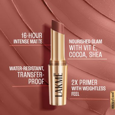 Lakme: 9to5 Powerplay Priming Matte Lipstick