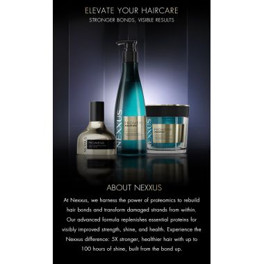 Nexxus: Promend Moisture Collagenizing Treatment Shampo 250 Ml + Mask 200 Ml + Serum 100 Ml Combo