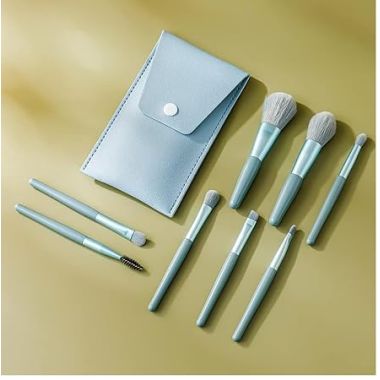Kindlife: 8 Pcs Brush Set With Pouch