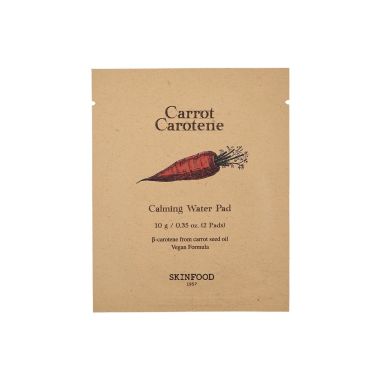 Skinfood: CARROT CAROTENE CALMING WATER PAD 2EA