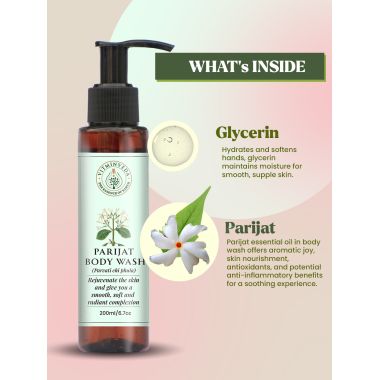 : Parijat Natural Shine Body Wash  - 200 ml