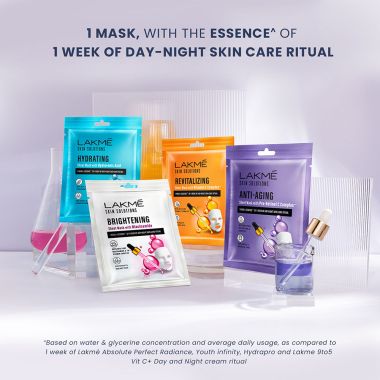 Lakme: Skin Solutions Sheet Mask Brightening ,  25ml