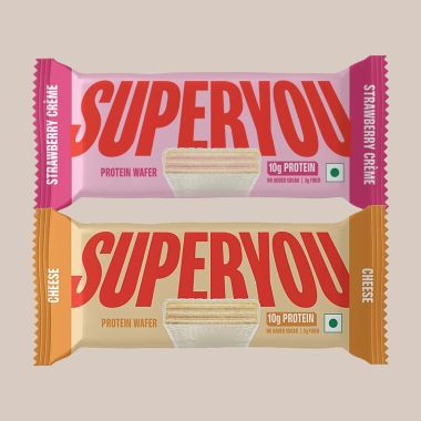 SuperYou: Strawberry & Cheese Power Duo(Pack of 10 each) | 10g Protein, 3g Fiber, No Added Sugar 400g