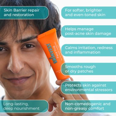 Skinvest: Face Hug Face Moisturiser | For All Skin type | Barrier Repair Moisturizer with 70% Rice water