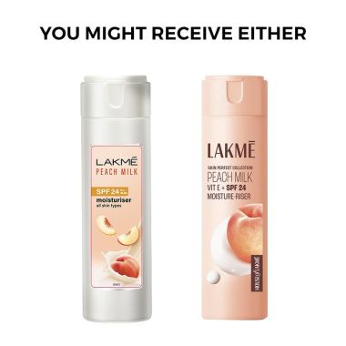 Lakme: Peach Ceramide Moisturizer with SPF 24| 200ml