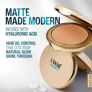 Lakme: 9to5 Hya Matte Pressed Powder Ivory