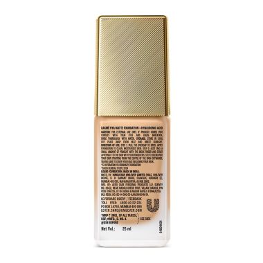 Lakme: 9to5 Hya Matte Foundation + Hyaluronic Acid Neutral Light