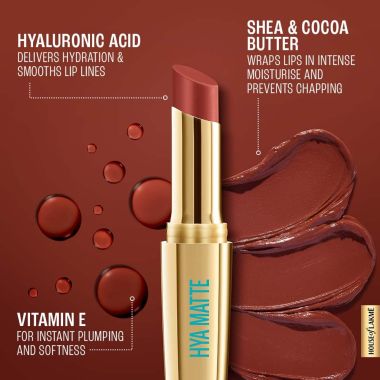 Lakme: 9to5 Hya Matte Lipstick Workday Rose