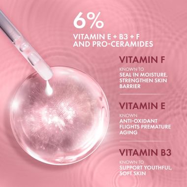Lakme: Dew Drama Serum, 6% Vit B3, E, F & Pro-Ceramides, 30ml
