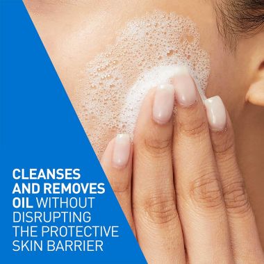 CeraVe: Foaming Cleanser Face Wash For Oily Skin With Hyaluronic Acid, Ceramides & Niacinamide 88ml
