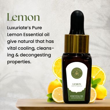 Luxuriate: Lemon Essential Oil - 10ml