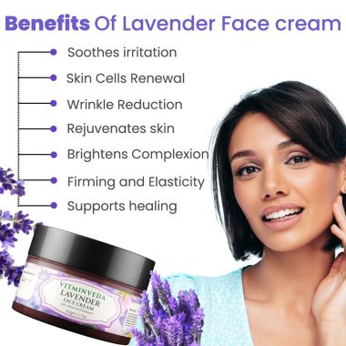 VITMINVEDA: Lavender Face Cream  50g