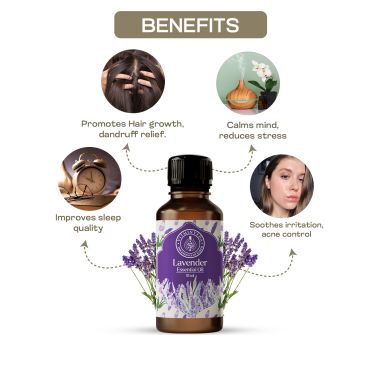 VITMINVEDA: Pure Lavender Luxury Essential Oil Premium 15ml
