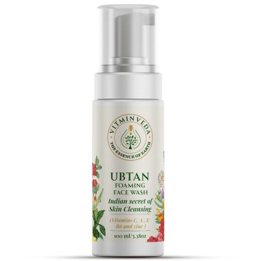 VITMINVEDA: Natural Ubtan Foaming Face Wash - 100ml