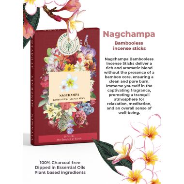 VITMINVEDA: Nagchampa Bambooless Incense Stick 100gm