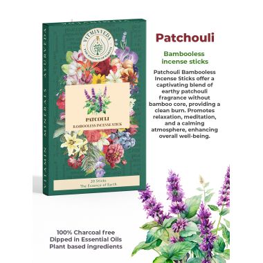 VITMINVEDA: Patchouli Bambooless Incense Stick 100gm