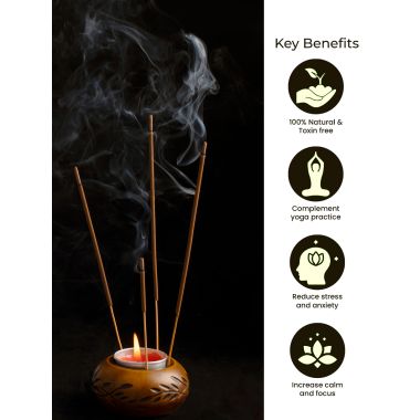 VITMINVEDA: Oudh Natural Incense Stick Agarbatti 100gm
