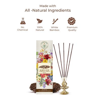 VITMINVEDA: Oudh Natural Incense Stick Agarbatti 100gm