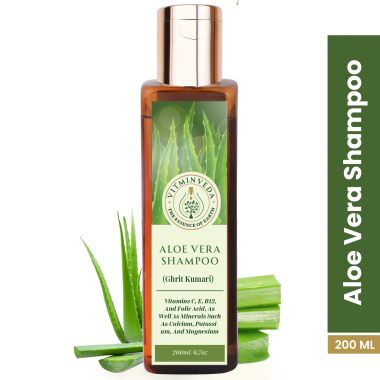 VITMINVEDA: Pure Natural Aloe Vera Shampoo 200ml