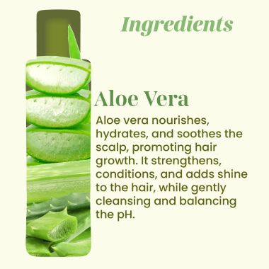 VITMINVEDA: Pure Natural Aloe Vera Shampoo 200ml