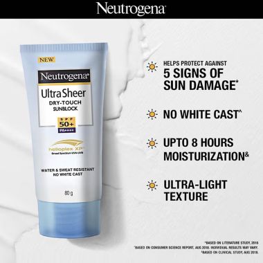 Neutrogena: Ultra Sheer SPF50 80 gm