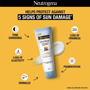 Neutrogena: Ultra Sheer SPF50 30 gm