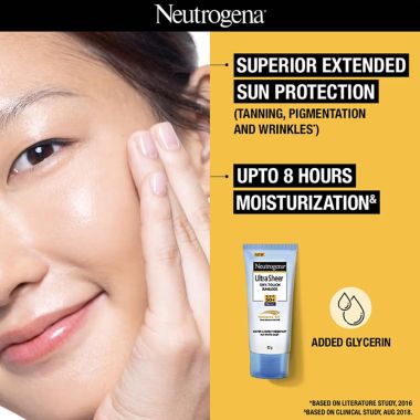 Neutrogena: Ultra Sheer SPF50 80 gm