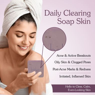 Bake Cosmetics: BAKE 10% Niacinamide + 3% Azelaic Acid Scrub Treatment Soap  -Pack of 2(100g x 2)