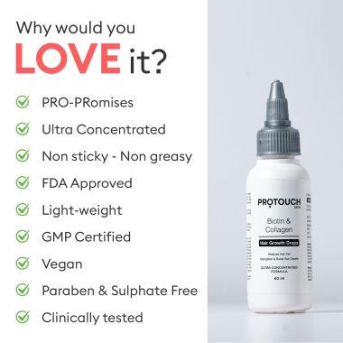 Protouch: Biotin & Collagen Hair Growth Drops