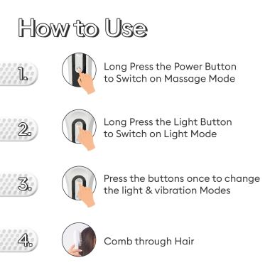 Protouch: LED Hair Growth Therapy Comb