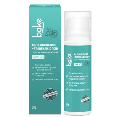 Bake Cosmetics: 6% Glycolic Acid Cream SPF 30 PA+++ 30ml