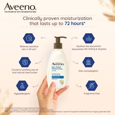 Aveeno: Skin Relief Lotion 354ml (for Sensitive Skin)