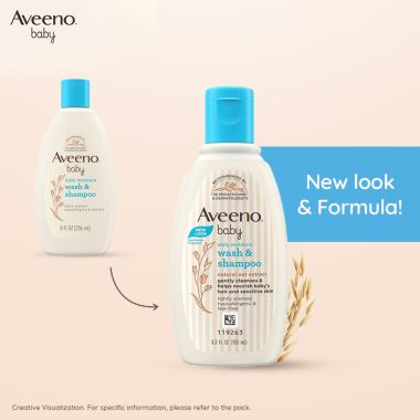 Aveeno: Daily Moisture Wash & Shampoo 100 ml