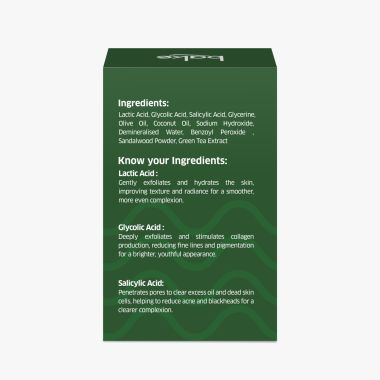 Bake Cosmetics: BAKE 10% AHA + 1% BHA Scrub Treatment Soap -Pack of 2(100g x 2)