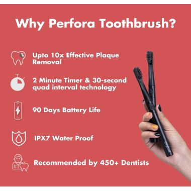 Perfora: Electric Toothbrush - Charcoal Grey