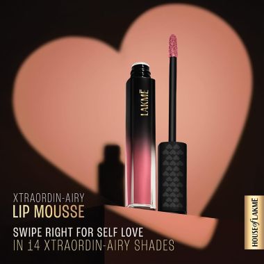 Lakme: Xtraordin-airy Lip Mousse First Crush Pink