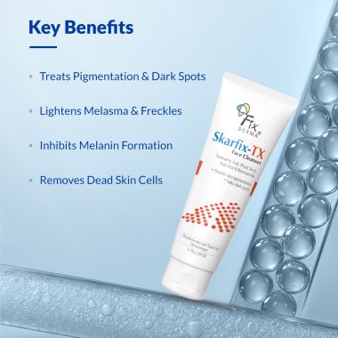 Fixderma: Skarfix -TX Face Cleanser with Tranexamic Acid, Kojic Acid & Niacinamide - 75gm