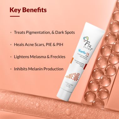 Fixderma
: SKARFIX -TX Face Cream Tranexamic Acid + 2% Kojic Acid - 30gm