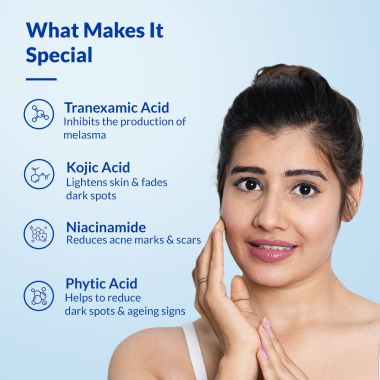 Fixderma: Skarfix -TX Face Cleanser with Tranexamic Acid, Kojic Acid & Niacinamide - 75gm