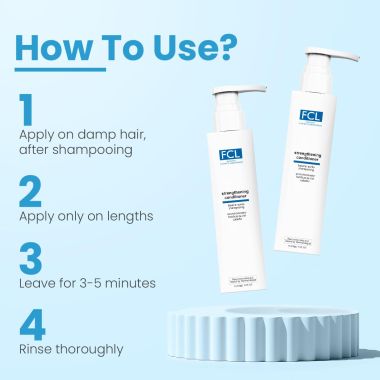Fixderma Cosmetic Laboratories: Strengthening Hair Conditioner Shiny & Healthy Hair Conditioner - 200ml