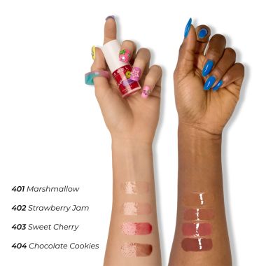 Lamel: Hydrating Lip Oil LET'S GLAZE 402 Strawberry jam