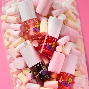 Lamel: Hydrating Lip Oil LET'S GLAZE 402 Strawberry jam