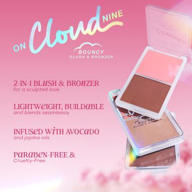 L.A.Girl: On Cloud Nine Bouncy Blush & Bronzer-Coral Bliss