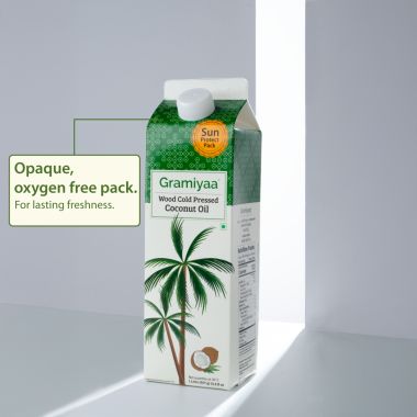 Gramiyaa: Gramiyaa Cold Pressed Coconut Oil 4 Litre