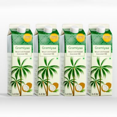 Gramiyaa: Gramiyaa Cold Pressed Coconut Oil 4 Litre