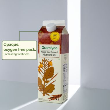 Gramiyaa
: Cold Pressed Mustard Oil 4 Litre