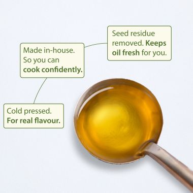 Gramiyaa: Gramiyaa Cold Pressed Sesame Oil 1 Litre