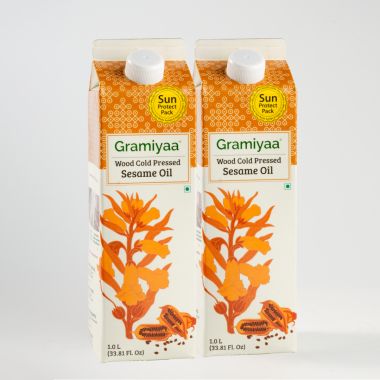 Gramiyaa: Gramiyaa Cold Pressed Sesame Oil 2 Litre