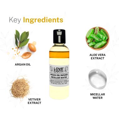Love Earth: Argan Oil-Infused Micellar Water - 100ml