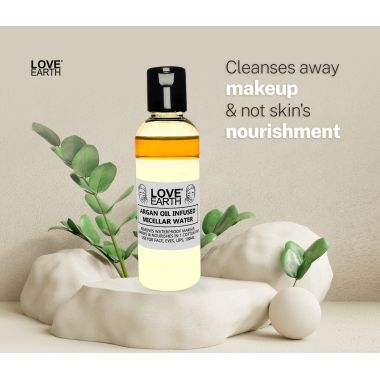 Love Earth: Argan Oil-Infused Micellar Water - 100ml